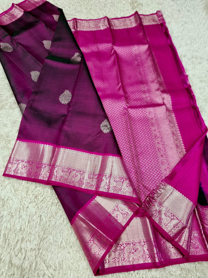 Pure Kanchipuram Sarees with 1 Gram Gold Zari