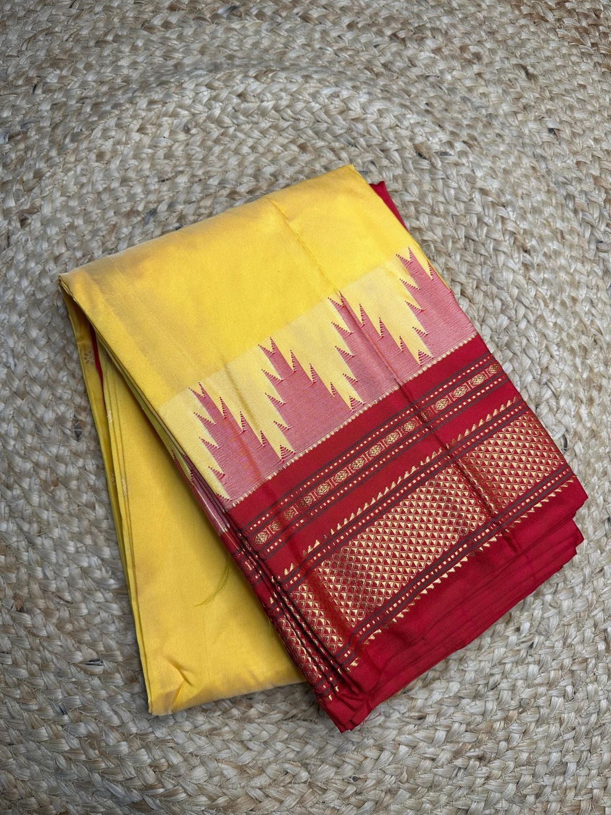 Chikki Paras Saree in Traditional Colors