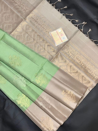 Soft Silk Kanchipuram Sarees in Modern tones