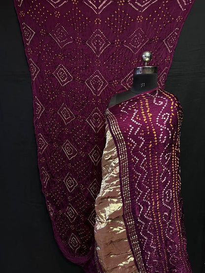 Handwoven Bandhini Saree