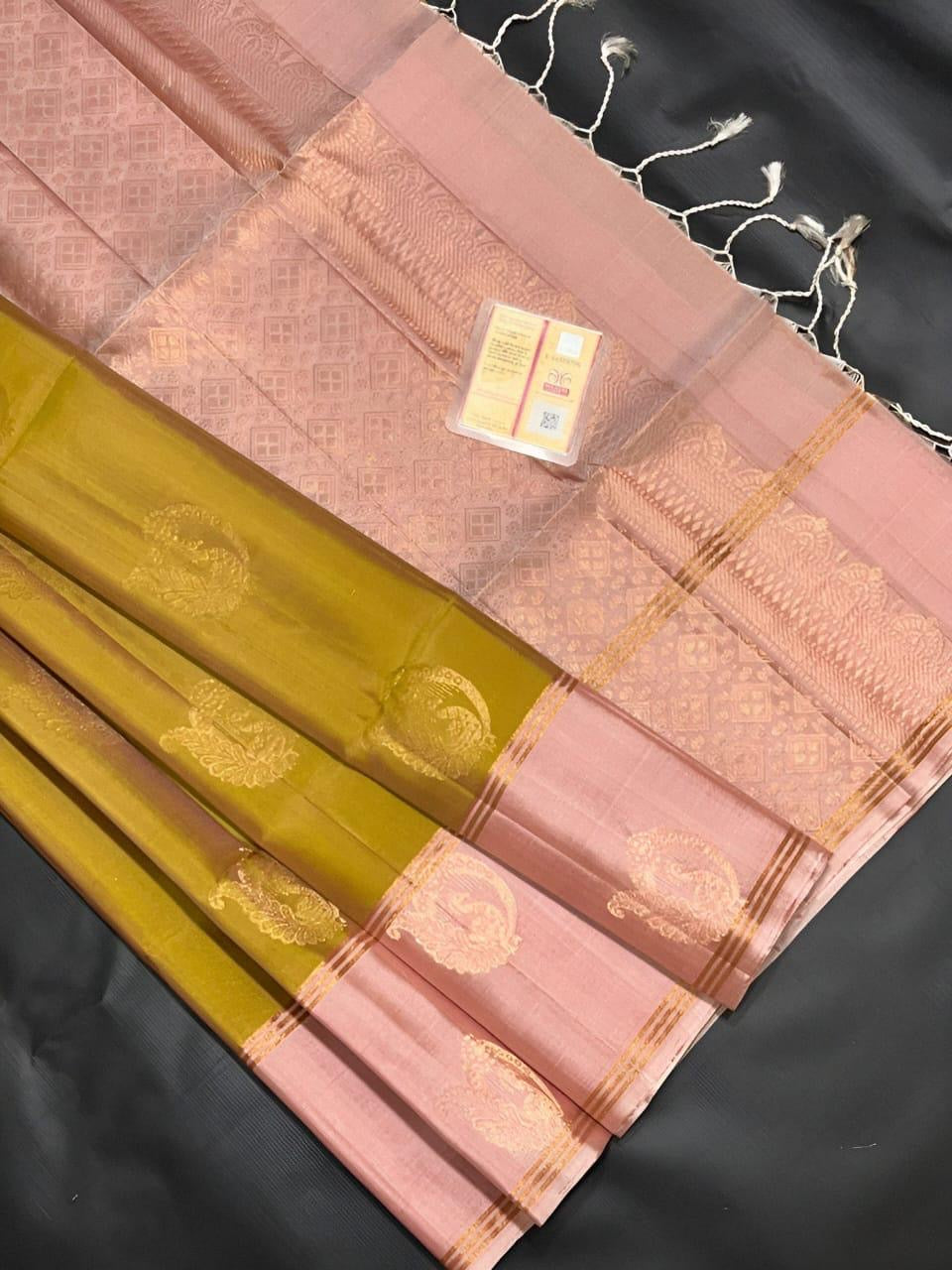 Soft Silk Kanchipuram Sarees in Modern tones