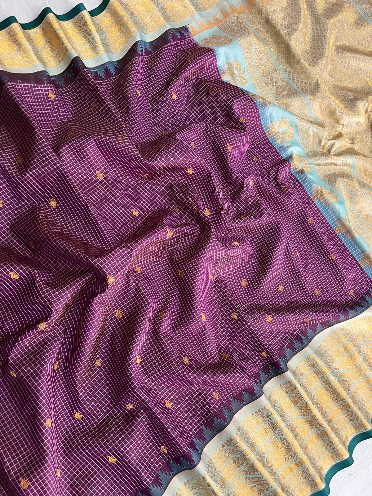 Pure Handloom Gadwal Saree