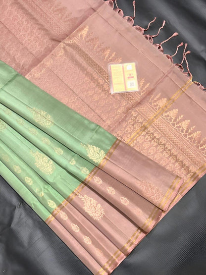 Soft Silk Kanchipuram Sarees in Modern tones