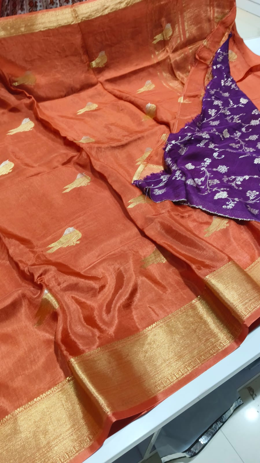 Chinon Silk Sarees “little birdies”