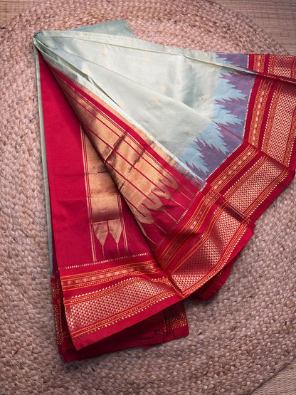 Chikki Paras Saree in Traditional Colors