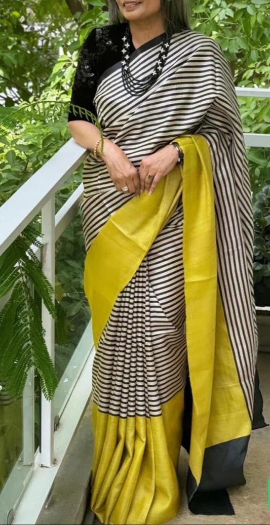 Pure Tussar Saree