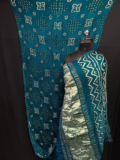 Handwoven Bandhini Saree