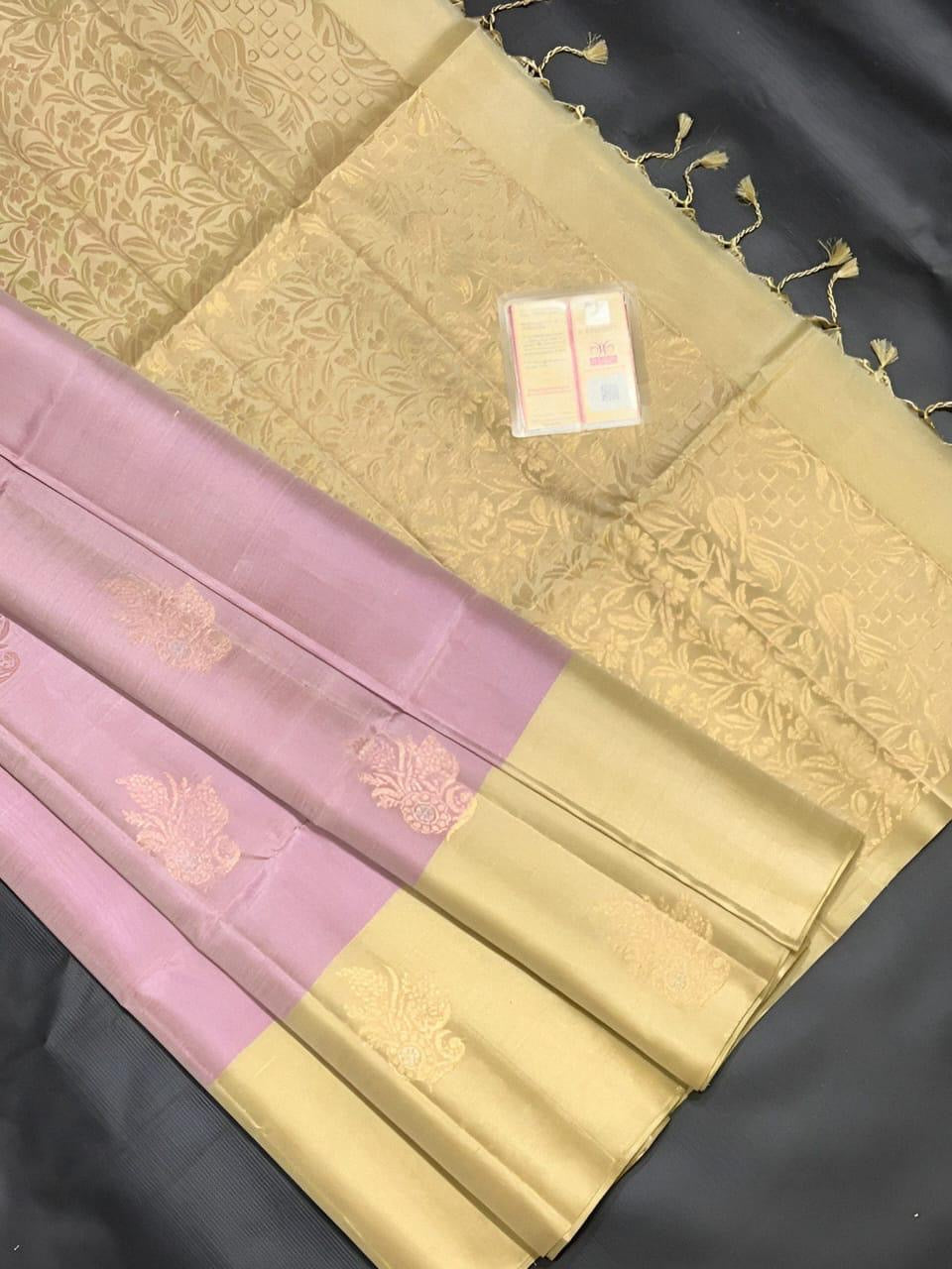 Soft Silk Kanchipuram Sarees in Modern tones