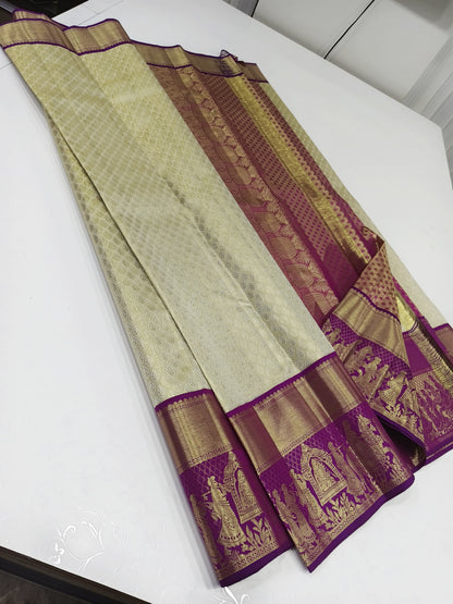 Tissue kanchipuram Saree