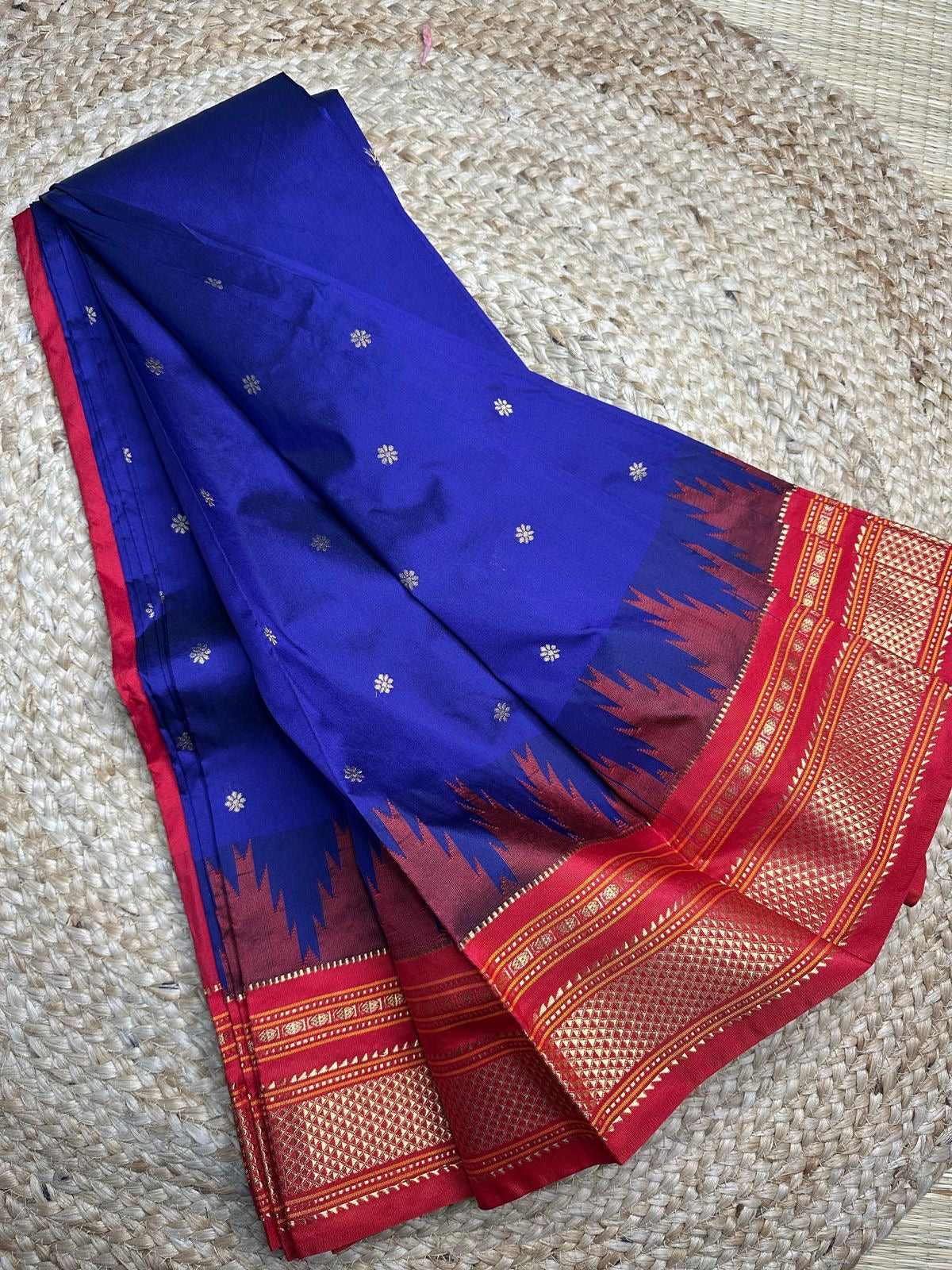 Chikki Paras Saree in Traditional Colors