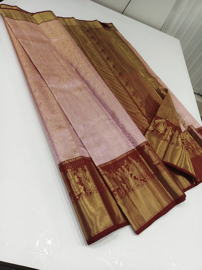 Tissue kanchipuram Saree