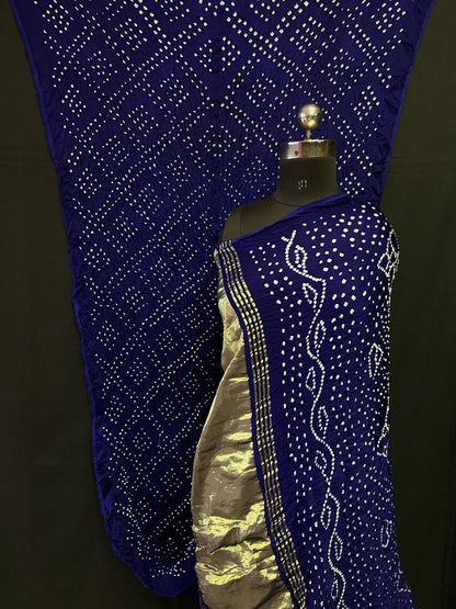 Handwoven Bandhini Saree